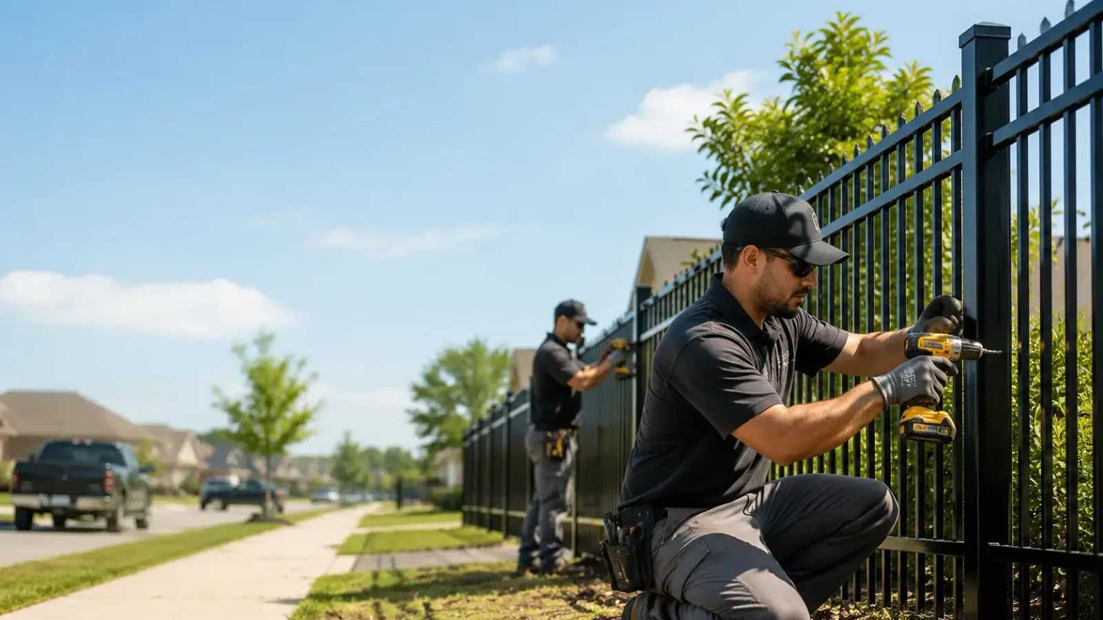 Metal Fence Installation in Martha, KY